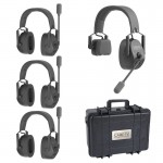 CAME-TV Mix 1 Single Ear & 3 Dual Ear 4 Pack