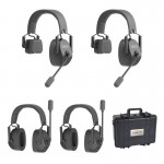 CAME-TV Mix 2 Single Ear & 2 Dual Ear 4 Pack