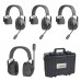 CAME-TV Mix 3 Single Ear & 1 Dual Ear 4 Pack - Беспроводная гарнитура